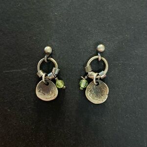 Sterling Silver Peridot Earrings